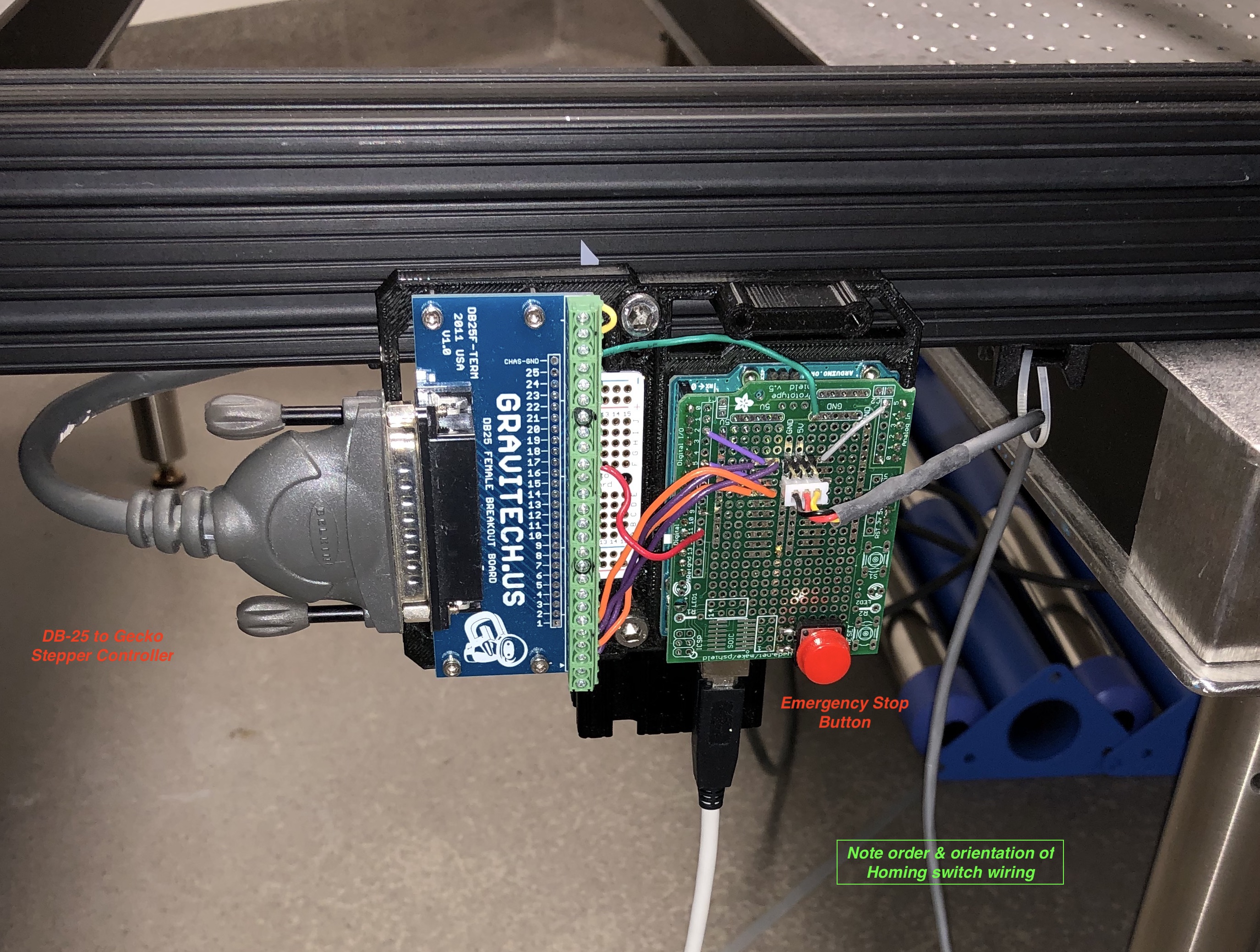 ViewDist Arduino mount & wiring